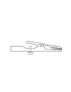 ABGREIFKLEMME AUS VERNICKELTEM STAHL, 4 mm (AGS20)