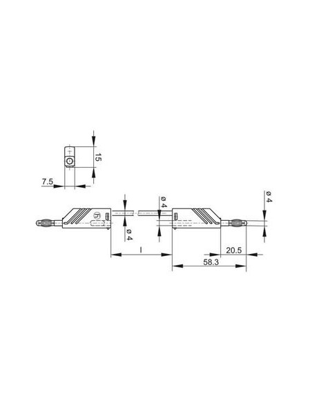 CORDON DE MESURE 4mm 100cm - ROUGE (MLN-SIL 10/1)