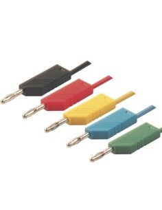 MESSLEITUNG 4mm 100cm / GRÜN (MLN-SIL 100/1)