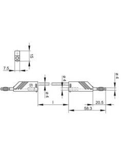 MESSLEITUNG 4mm 100cm / GRÜN (MLN-SIL 100/1) 2