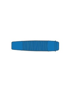 ISOLIERTE, BIEGSAME KUPPLUNG FÜR 4 mm-STECKER - BLAU (KUN...