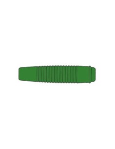 ISOLIERTE, BIEGSAME KUPPLUNG FÜR 4 mm-STECKER - GRÜN (KUN...