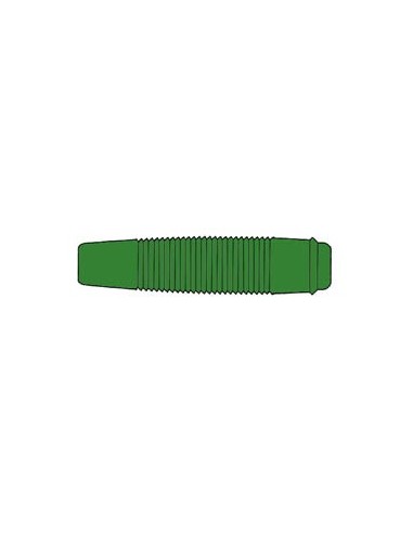 CONNECTEUR ISOLE POUR BROCHE Ø4mm - VERT (KUN30)