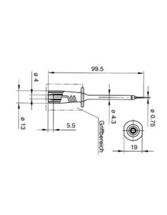 INSULATED TEST PROBE 4mm WITH SLENDER STAINLESS SPRUNG... 2