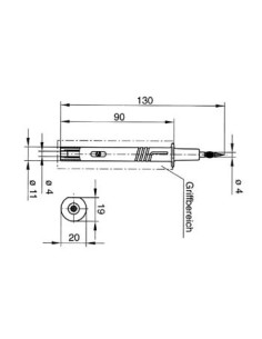 SAFETY DUAL FUNCTION TEST PROBE 4mm / BLACK (PRÜF 2700) 2