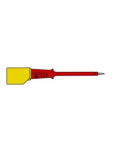 CONTACT-PROTECTED TEST PROBE 4mm WITH SLENDER STAINLESS...
