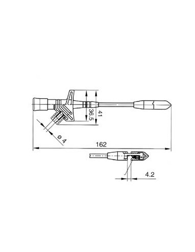 SAFETY CLAMP TYPE WITH SPLIT TEST CLAMP / BLACK...