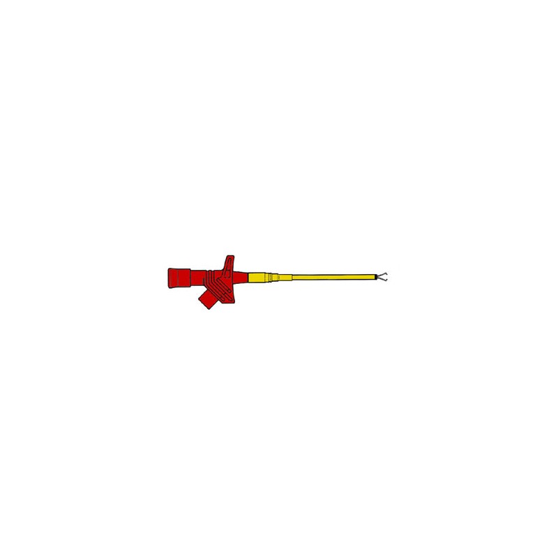 SAFETY CLAMP TYPE WITH FLEXIBLE SHAFT / RED (KLEPS 2600)