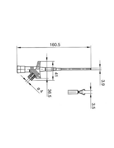 SAFETY CLAMP TYPE WITH FLEXIBLE SHAFT / RED...