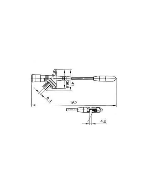 SAFETY CLAMP TYPE WITH SPLIT TEST CLAMP / RED (KLEPS 2700)