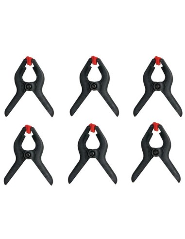 NYLON SPRING CLAMP SET - 2.5" - 6 pcs