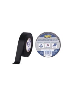 PVC insulating tape VDE - black 19mm x 20m