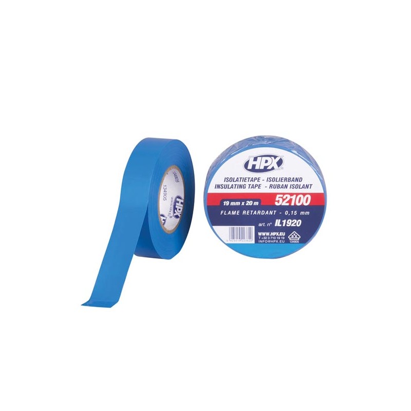 PVC insulating tape VDE - blue 19mm x 20m