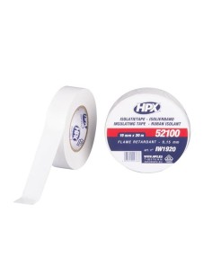 PVC insulating tape VDE - white 19mm x 20m