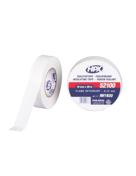 PVC insulating tape VDE - white 19mm x 20m