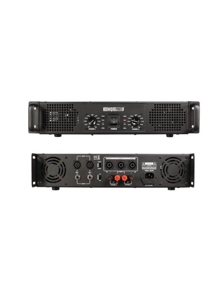 SAGIRA 200 - ENDSTUFE 2 x 250 W RMS (2U - 19")