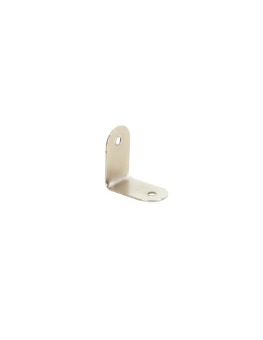 CANTONERA PARA CAJA ACÚSTICA - METAL BLANCO - 19 x 32mm x 90° - 10 uds. por embalaje