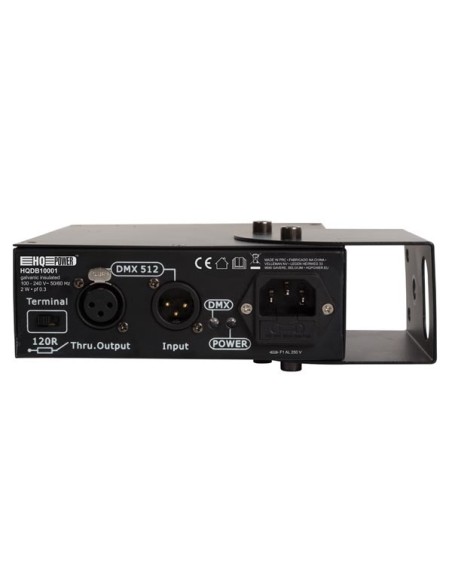 4-WAY DMX SPLITTER IN COMPACT HOUSING