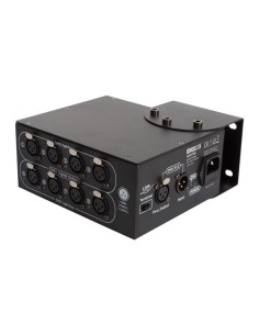 8-WEG DMX-SPLITTER - COMPACTE BEHUIZING