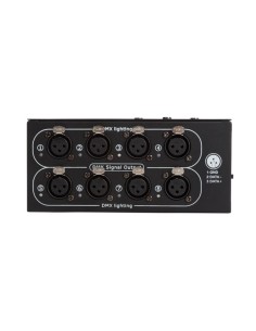 RÉPARTITEUR DMX 8 VOIES - BOÎTIER COMPACT 2