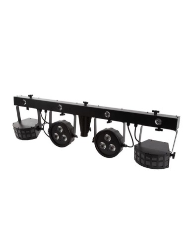 KOMPAKTER DJ-LICHTSET - 2 x LED PAR UND 2 x DERBY