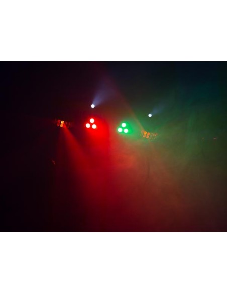 COMPACTE DJ-LICHTSET - 2 LED-PAR + 2 DERBY