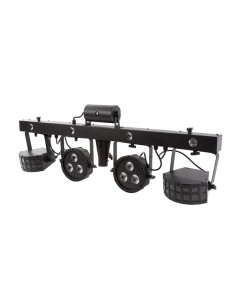 COMPACTE DJ-LICHTSET MET LASER - 2 LED-PAR + 2 DERBY 2