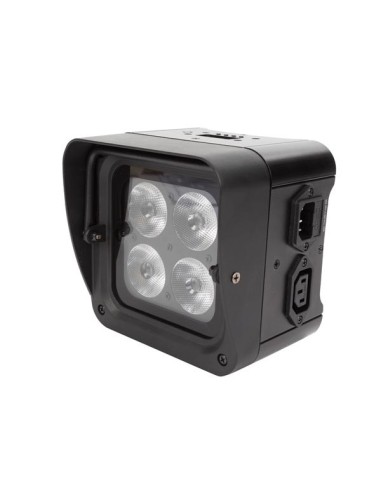 LED FLOOR / TRUSS SPOT 4 x 4 W RGB-UV - BLACK