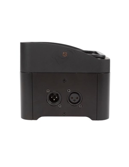 LED-SCHEINWERFER ZUM AUFSTELLEN AUF DEM BODEN / ZUR MONTAGE AN TRAVERSEN - 4 x 4 W RGB-UV-LED - SCHWARZ