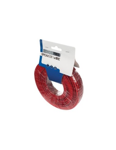 CABLE DE ALTAVOCES - ROJO/NEGRO - 2 x 0.50 mm² -  100 m