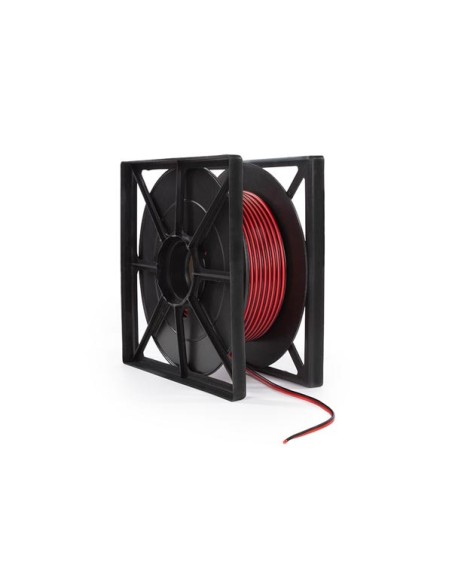 CÂBLE HAUT-PARLEUR - ROUGE/NOIR - 2 x 1.50 mm² - 100 m
