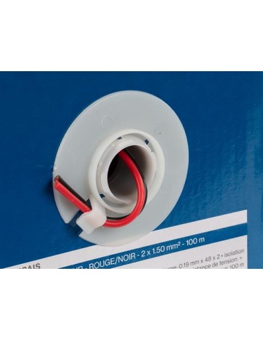 SPEAKER WIRE - RED/BLACK - 2 x 1.50 mm² - 100 m