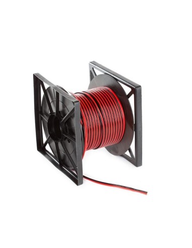 SPEAKER WIRE - RED/BLACK - 2 x 4 mm² - 100 m