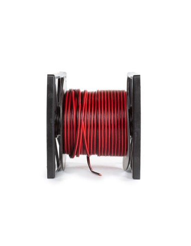 SPEAKER WIRE - RED/BLACK - 2 x 4 mm² - 100 m