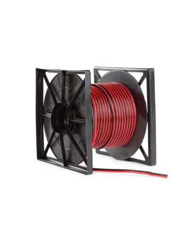 SPEAKER WIRE - RED/BLACK - 2 x 4 mm² - 100 m