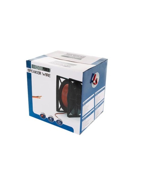 SPEAKER WIRE - RED/BLACK - 2 x 4 mm² - 100 m