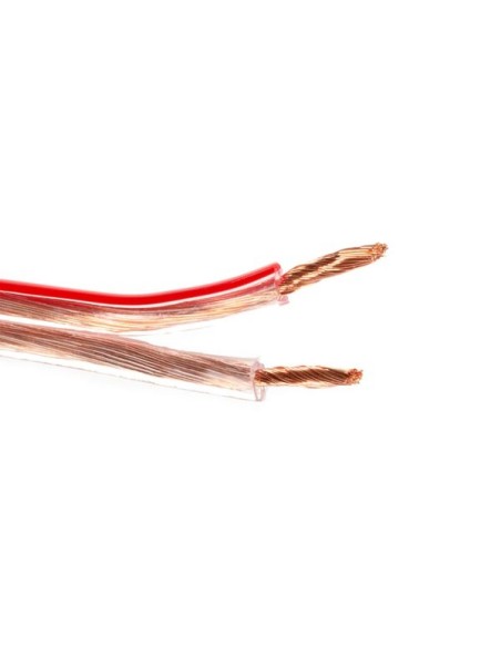 SPEAKER WIRE - TRANSPARENT - 2 x 1.50 mm² - 15 m
