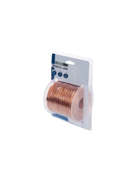 SPEAKER WIRE - TRANSPARENT - 2 x 2.50 mm² - 20 m