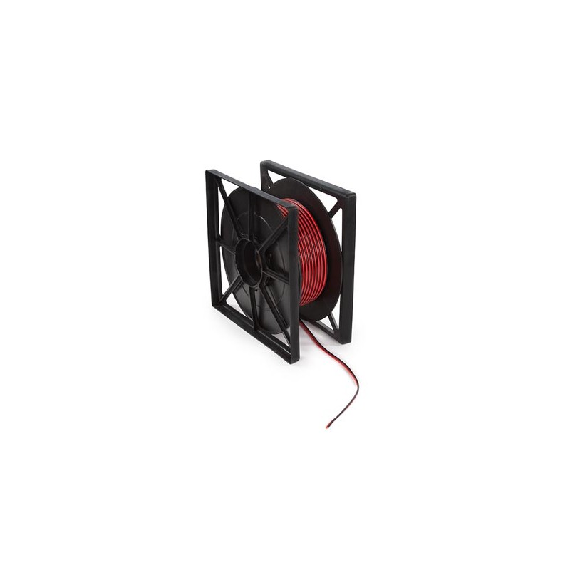 CCA SPEAKER WIRE - RED/BLACK - 2 x 1.50 mm² - REEL 100 m
