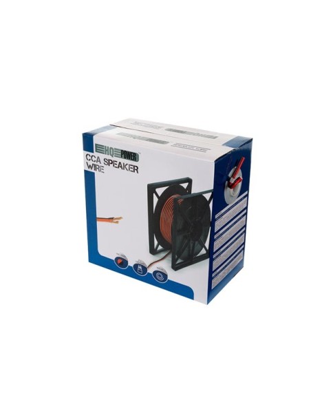 CCA SPEAKER WIRE - RED/BLACK - 2 x 1.50 mm² - REEL 100 m