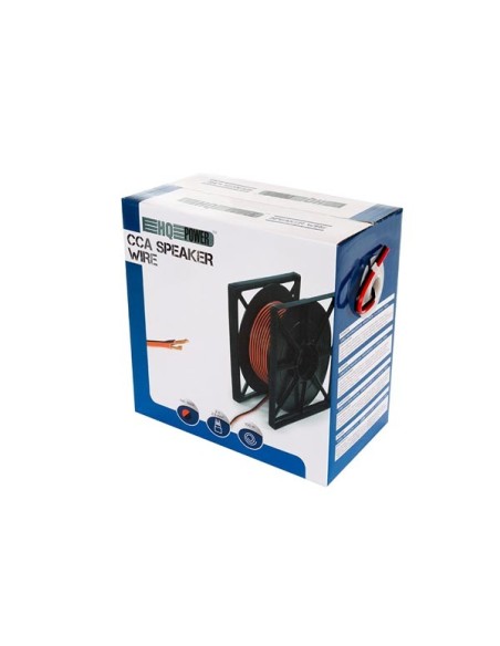 CCA-LAUTSPRECHERKABEL - ROT/SCHWARZ - 2 x 2.50 mm² - ROLLE 100 m