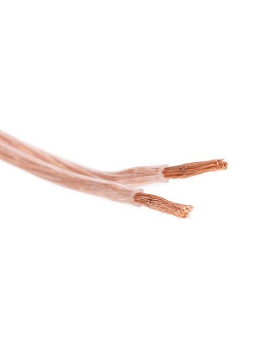 CÂBLE HAUT-PARLEUR - TRANSPARENT - 2 x 1.50 mm²...