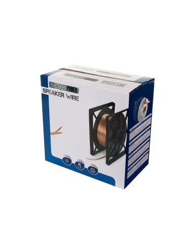 SPEAKER WIRE - TRANSPARENT - 2 x 1.50 mm² - 100 m