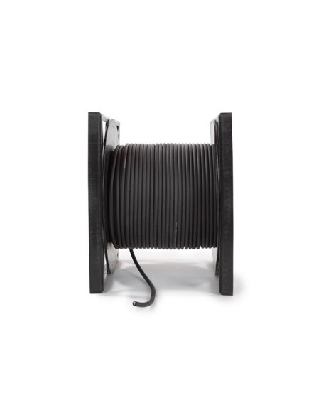 HIGH QUALITY SPEAKER WIRE - BLACK -  2 x 1.50 mm² - 100 m