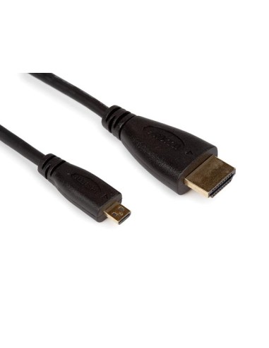 FICHE ULTRAMINCE HDMI VERS HDMI MICRO - MÂLE/MÂLE - 32 AWG - Ø 4.2 mm - 2 m