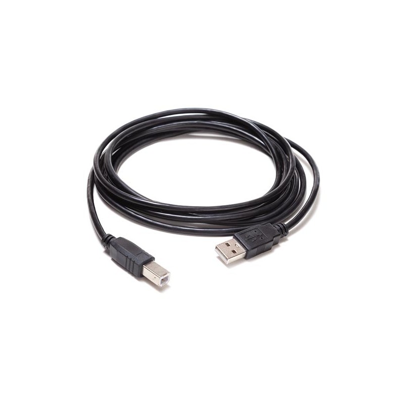 USB 2.0 A-Plug naar USB 2.0 B-Plug / Koper / Essential / 2.5 m / Vernikkeld / M - M