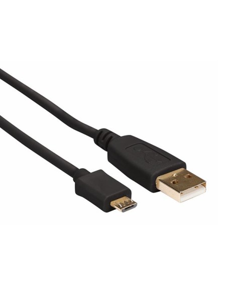 USB 2.0 A-STECKER AUF MICRO USB-STECKER / KUPFER / BASIC / VERGOLDET / 0.75 m