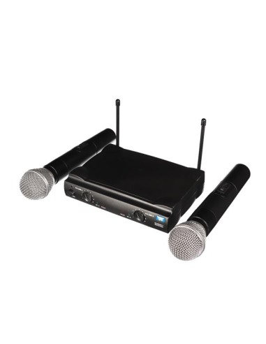 UHF WIRELESS  MICROPHONE - DUAL CHANNEL