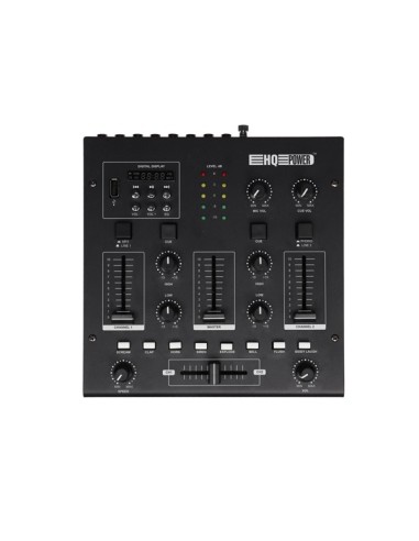 TABLE DE MIXAGE À 2 CANAUX AVEC LECTEUR USB ET FX
