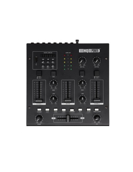 TABLE DE MIXAGE À 2 CANAUX AVEC LECTEUR USB ET FX